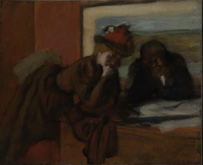 Causerie, Edgar Degas